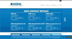Desktop Screenshot of koehl.eu