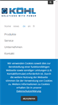 Mobile Screenshot of koehl.eu